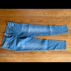 Garage light blue jegging size 9. Stretchy